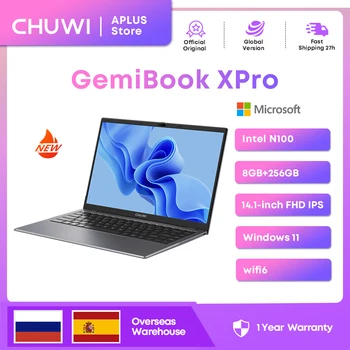 CHUWI GemiBook XPro 노트북, 인텔 N100 노트북, 8GB RAM, 256GB SSD, 14.1 인치, 1920×1080 FHD 디스플레이, 냉각 선풍기, 윈도우 11 노트북  Best5