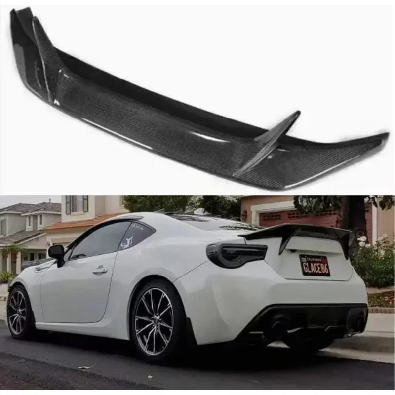 

Real Carbon Fiber Car Rear Wing Trunk Lip Spoiler For Toyota FT86 GT86 Subaru BRZ 2013 2014 2015 2016 2017 2018 2019 2020 2021