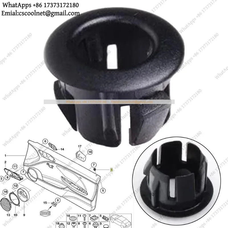 k3 Door Lock Pin Trim Cover Deformation-Resistant Quick Install Replacement Part for Cars