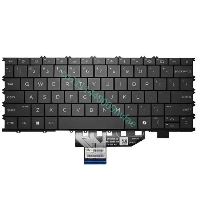 US for HP OmniBook X Flip 14 inch 2-in-1 14-FK 14-FK0013dx 14-FK0014CA 14-FK0047NR,14-FM 14-FM0013DX Laptop Backlit Keyboard 0.3