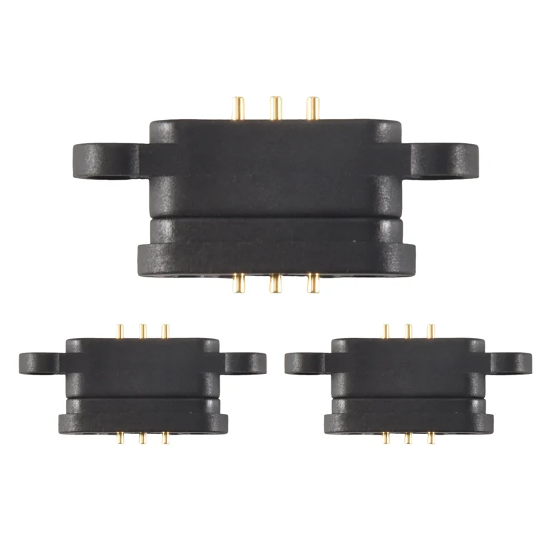 

A92Z 15 пар подпружиненных магнитных штыревых разъемов Pogo, 3 положения магнитов, шаг 2,3 мм, 3 P, сквозные отверстия, мужской и женский зонд