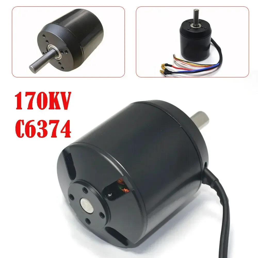 CE 170KV 2900W 브러시리스 모터 C6374 18 - 42V 10mm 샤프트 30/44mm 구멍 산업용 강력한 내구성 빠른 설정