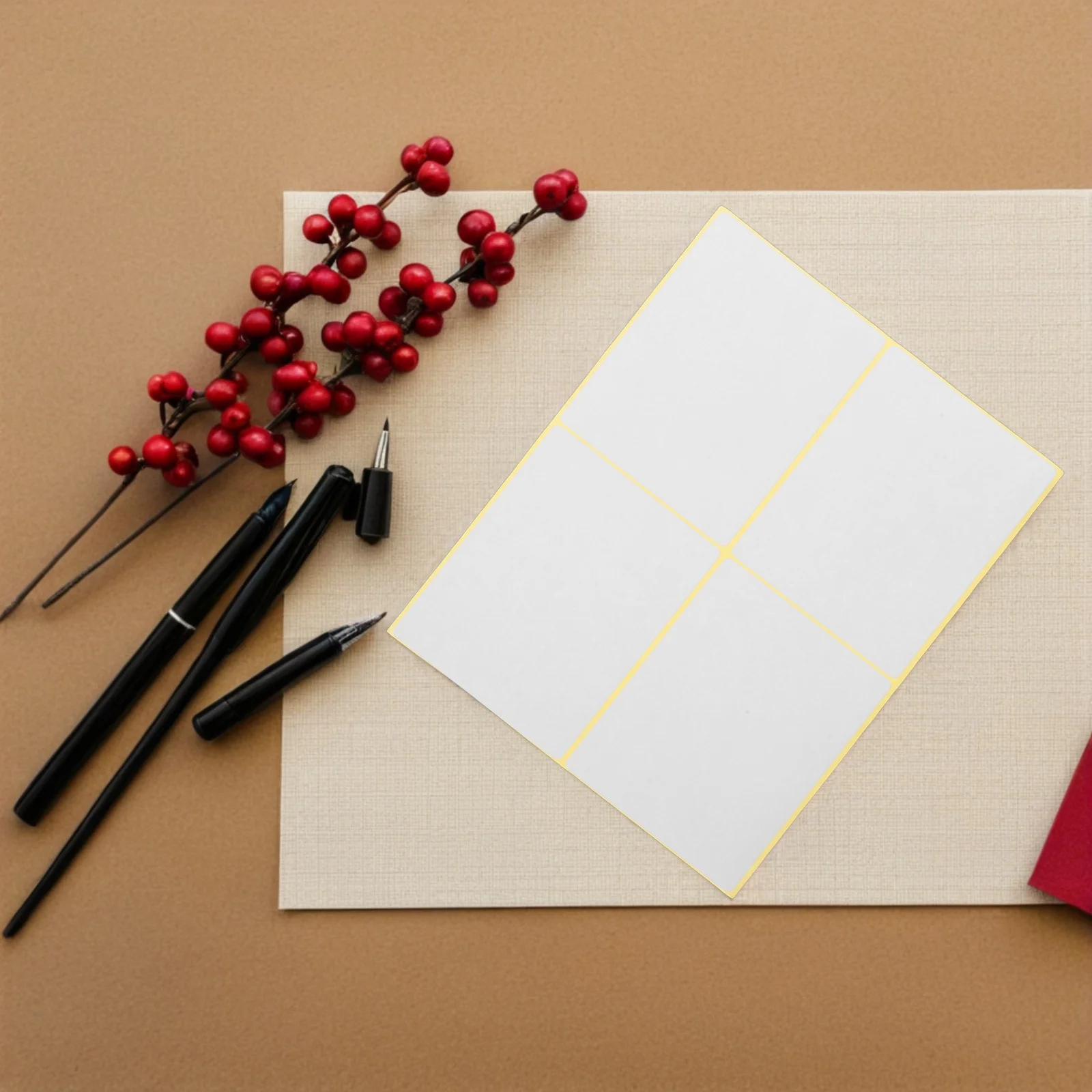 30 Sheets Self Adhesive Address Labels Blank Writable for Envelopes Boxes Shipping Mailing Labels for Printer Shipping Stickers