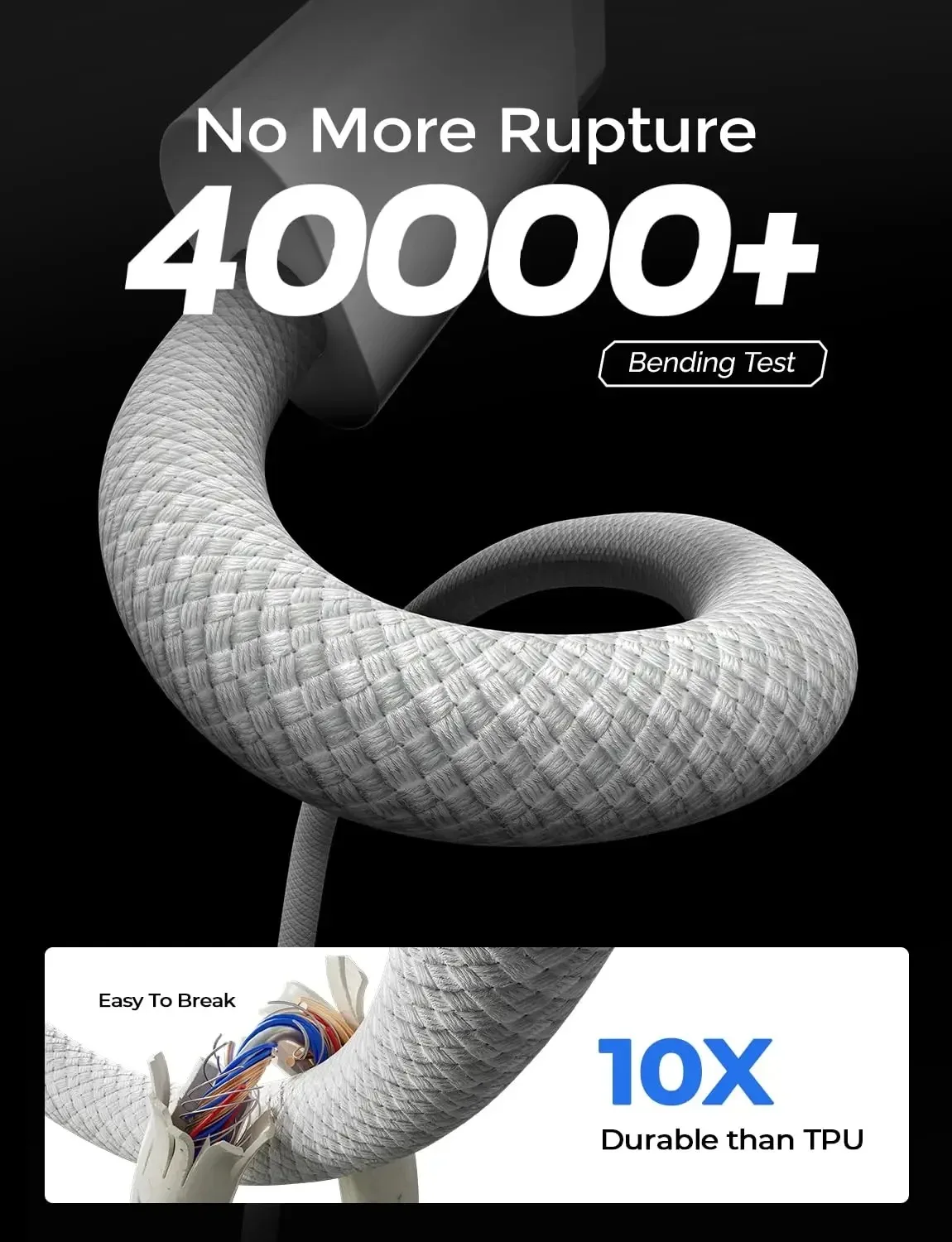 PD 60W USB-C Cable For Apple iPhone 16 ProMax 16Plus Fast Charging For Samsung Huawei Xiaomi Type C Weaving Cable Accessories - Image 6