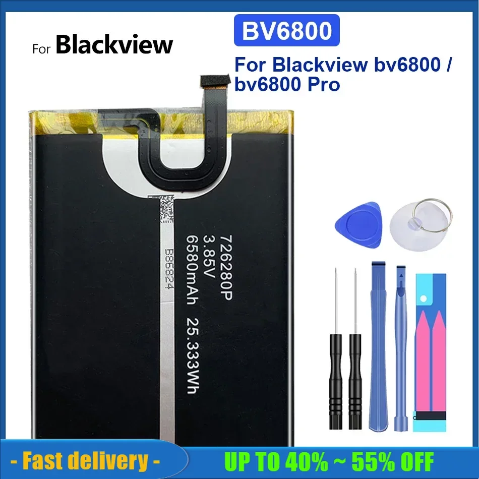 

Аккумулятор для смартфона Blackview Bv6800 Bv 6580/Bv6800 Pro Bv6800Pro IP68, 6800 мАч