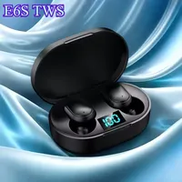 E6S Wireless Bluetooth Headphones with LED Display Deep Bass Stereo Ear Buds with Mic  Wireless Earbuds