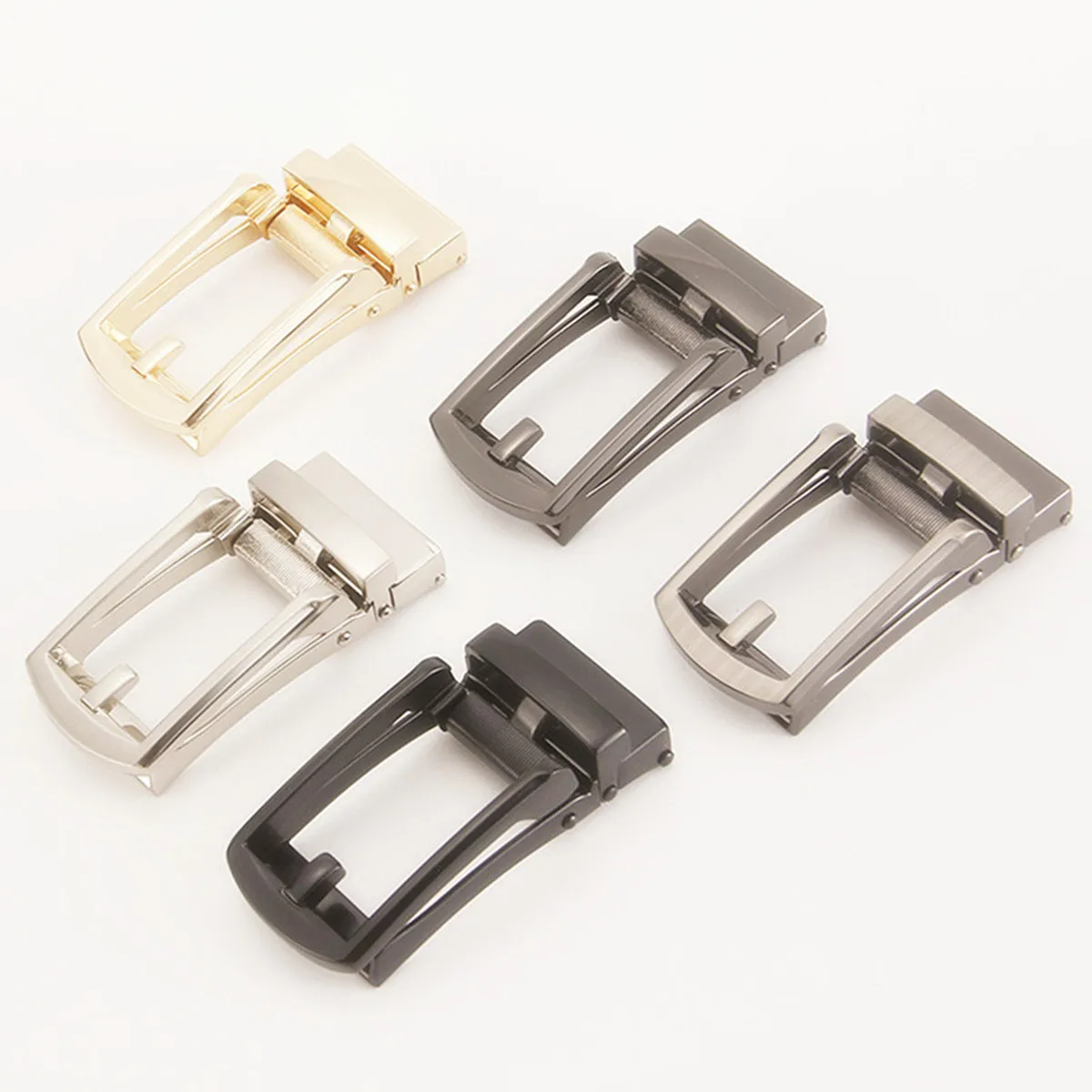 Neuer Herren-Ledergürtel mit Automatikschnalle, 3,5 cm, Authentischer Gürtel für Männer, Trendgürtel, Ceinture, Modischer Designer-Jeansgürtel – Detail 1