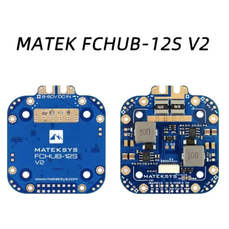 MATEK FCHUB 12S V2 Power Distribution Hub 8 To 60V Input Multiple Voltage Outputs For FPV Quadcopter Builds