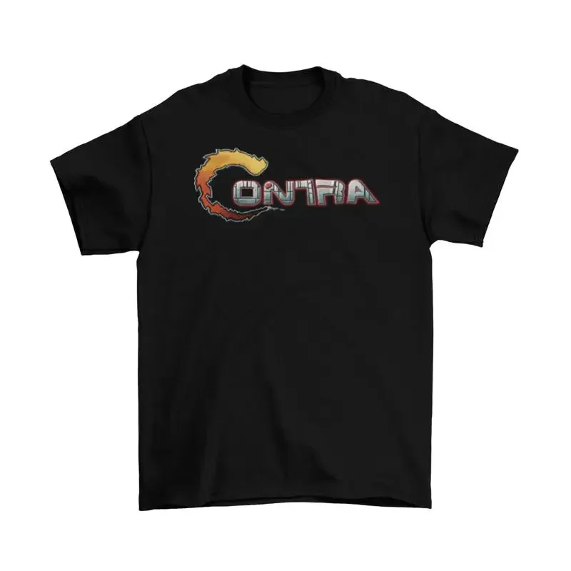 Contra T Shirt Cotton Adult Funny Video Game Retro Old School NES New