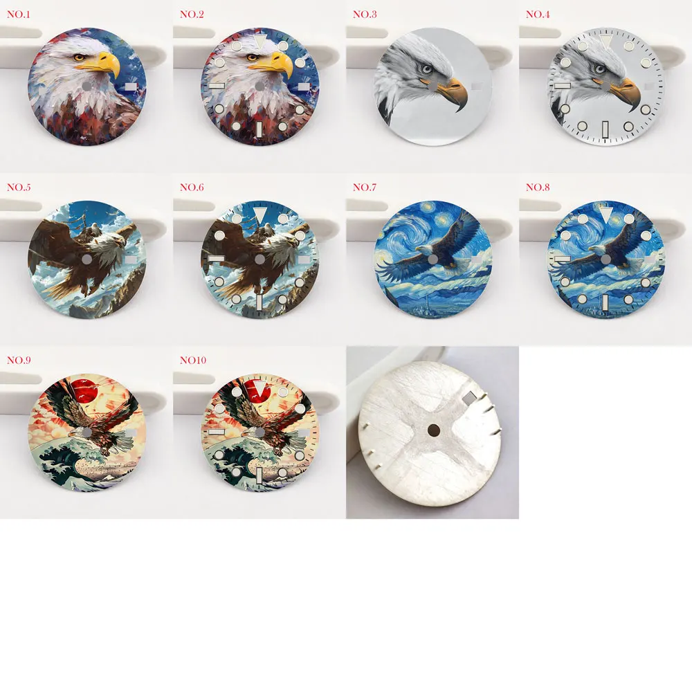 28.5mm Customized dial NH35 dial Creative color-printed series dial is suitable for NH35/36 movement watch accessories