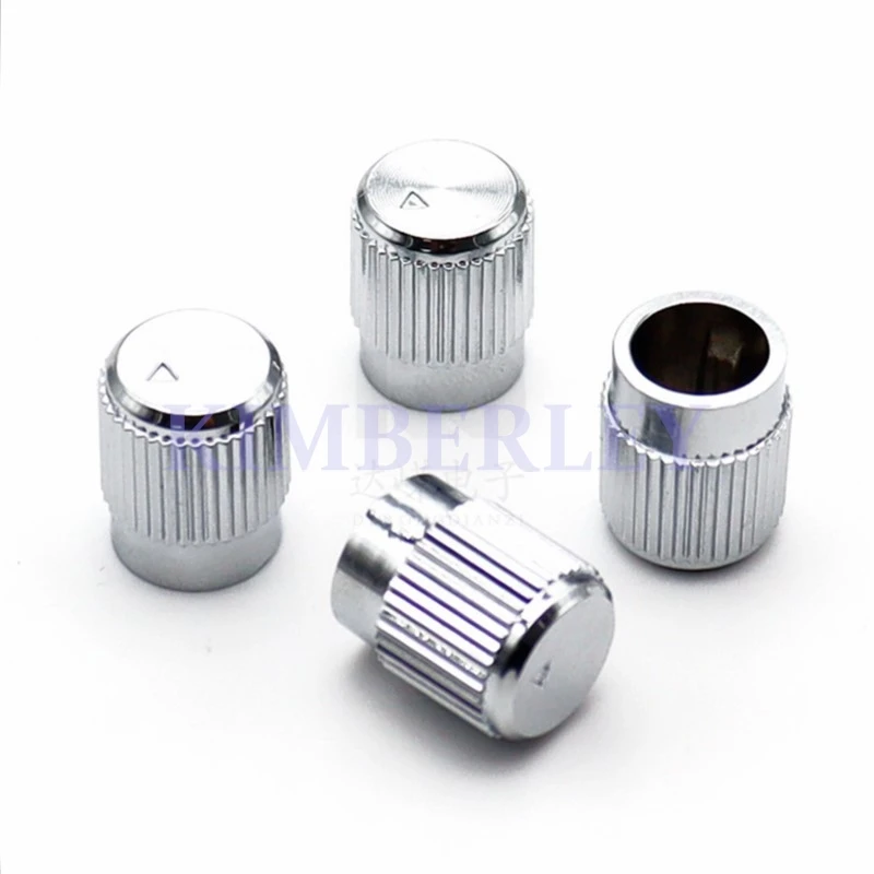 10 Piece 11×13.5 Electroplated Silver Plastic Knob Cap Potentiometer Knob Cap Power Amplifier Volume Adjustment Knob Cap