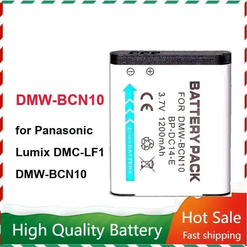 Fast Shipping Robust Camera Battery For Panasonic Lumix Dmc-LF1 Dmw-BCN10 1200Mah
