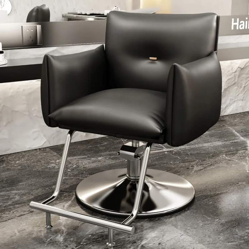 

Beauty Swivel Shampoo Barber Chair Luxury Professional Barber Chair Hairdresser Equipment Cadeira De Barbeiro Salon Furniture