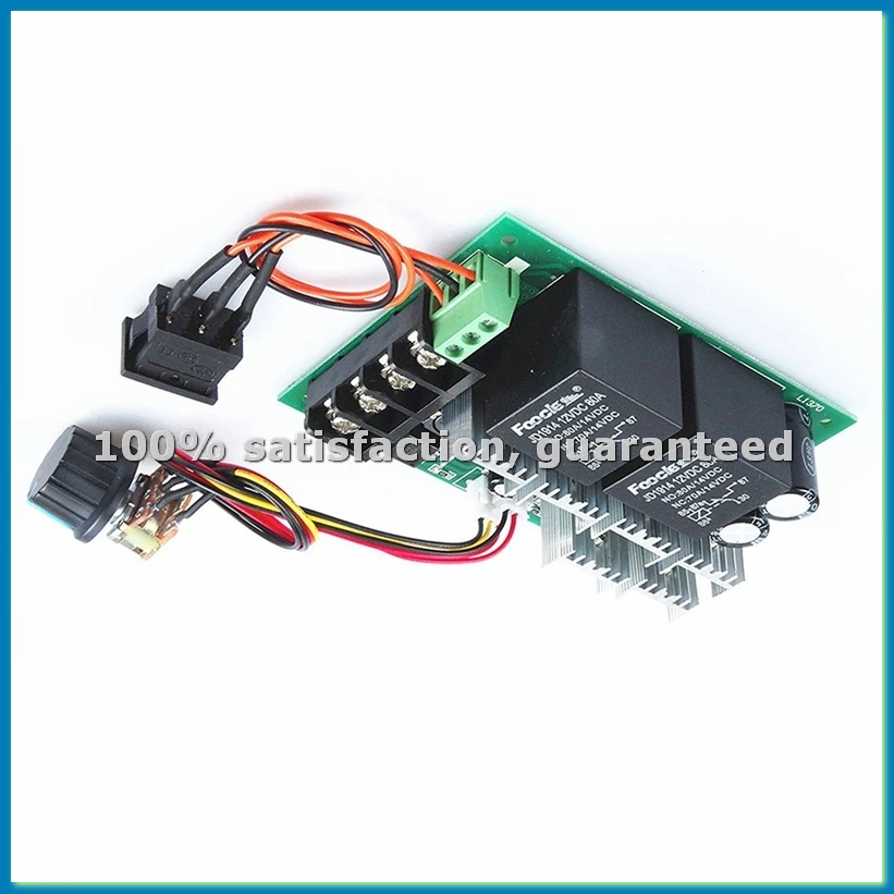 PWM DC Motor Speed Controller Digital Display 0-100% Adjustable Drive Module Input MAX 60A-ABWO