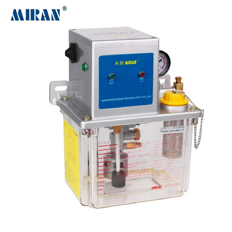 Thin Oil Lubrication Pump MIRAN MR-2202-200XA Volumetric 2L 220V Central Lubrication System for Molding Machine