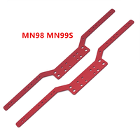 2Pcs RC Car Parts Metal Upgrade Replacement Parts Large Beam Car Beam Fit For New MN MN98 MN99S Remote Control Car Accessories