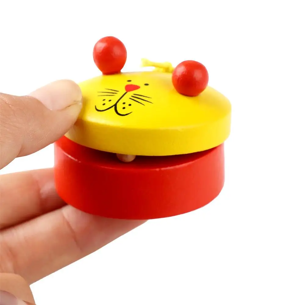 Schönes hölzernes Geschenk für Kinder, Tier-Design, Musikinstrument, Schlaginstrument, Bildungsspielzeug, Kastagnette