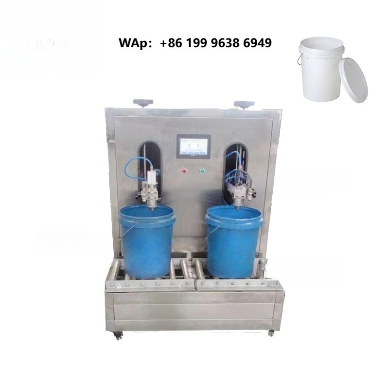 Semi Automatic 20L Barrel 5000ml 5 Gallon Pail Paint Bucket Drum Jerry Can Weighing Filling Machine