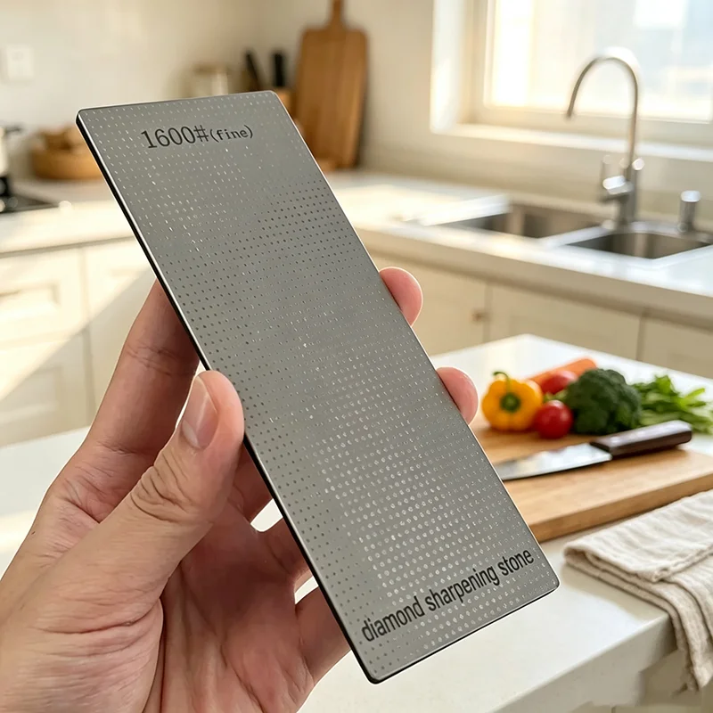 Kitchen Knife Sharpening Grinding Tool 151*63*3mm 240#-2000# Starry Surface Ultra-thin Diamond Whetstone For Blade Polishing