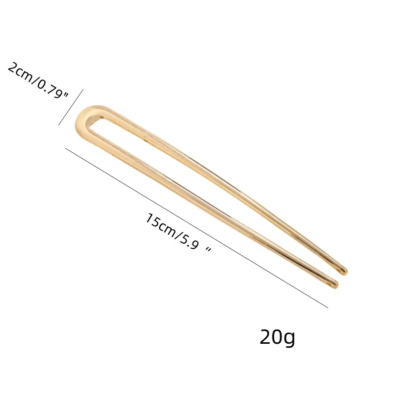Ladies' U-Shaped Hairpin, A Simple and Retro Plate Hairpin, Is Fashionable, Classic and Versatile image 5