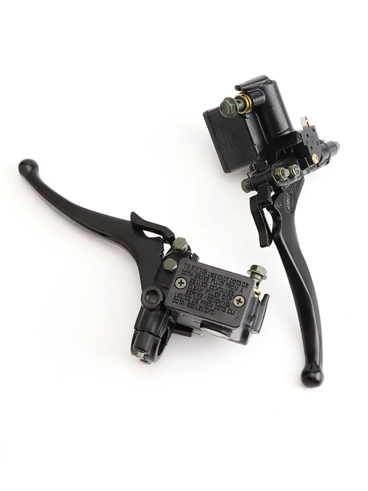 Górna pompa hamulcowa ATV Hydrauliczna pompa sprzęgła z uchwytem Blokada parkowania do 110cc-250cc GY6 Quad Dirt Bike Akcesoria motocyklowe — zdjęcie 2