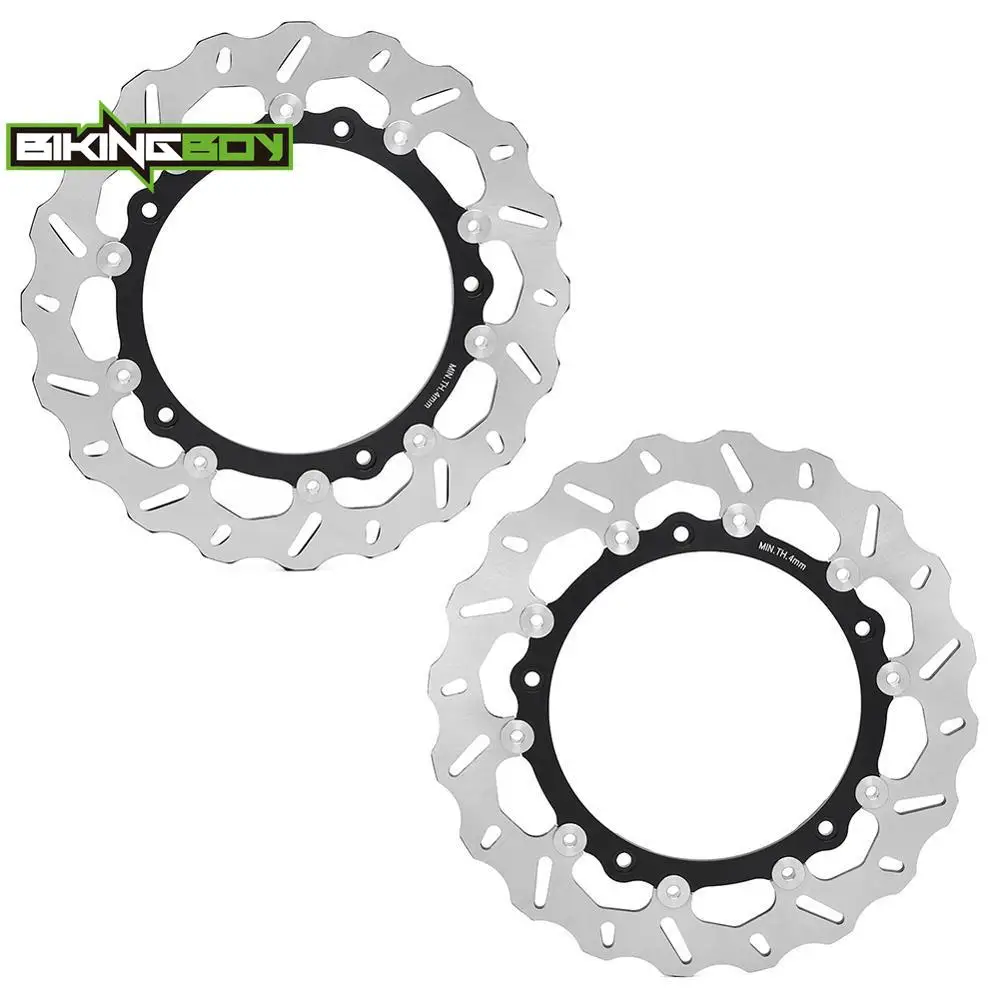 BIKINGBOY Front Brake Discs Disks Rotros S1000RR 09 10 11 12 13 14 15 S 1000 RR Cast Wheel 19 20 21 S1000R 14-17 S1000XR 15-21