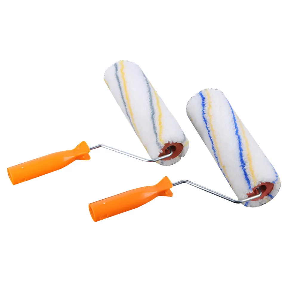 

2 шт. валиков для покраски: легко использовать, легко чистить, обеспечивают превосходное покрытие для малярных работ, валик для покраски стен