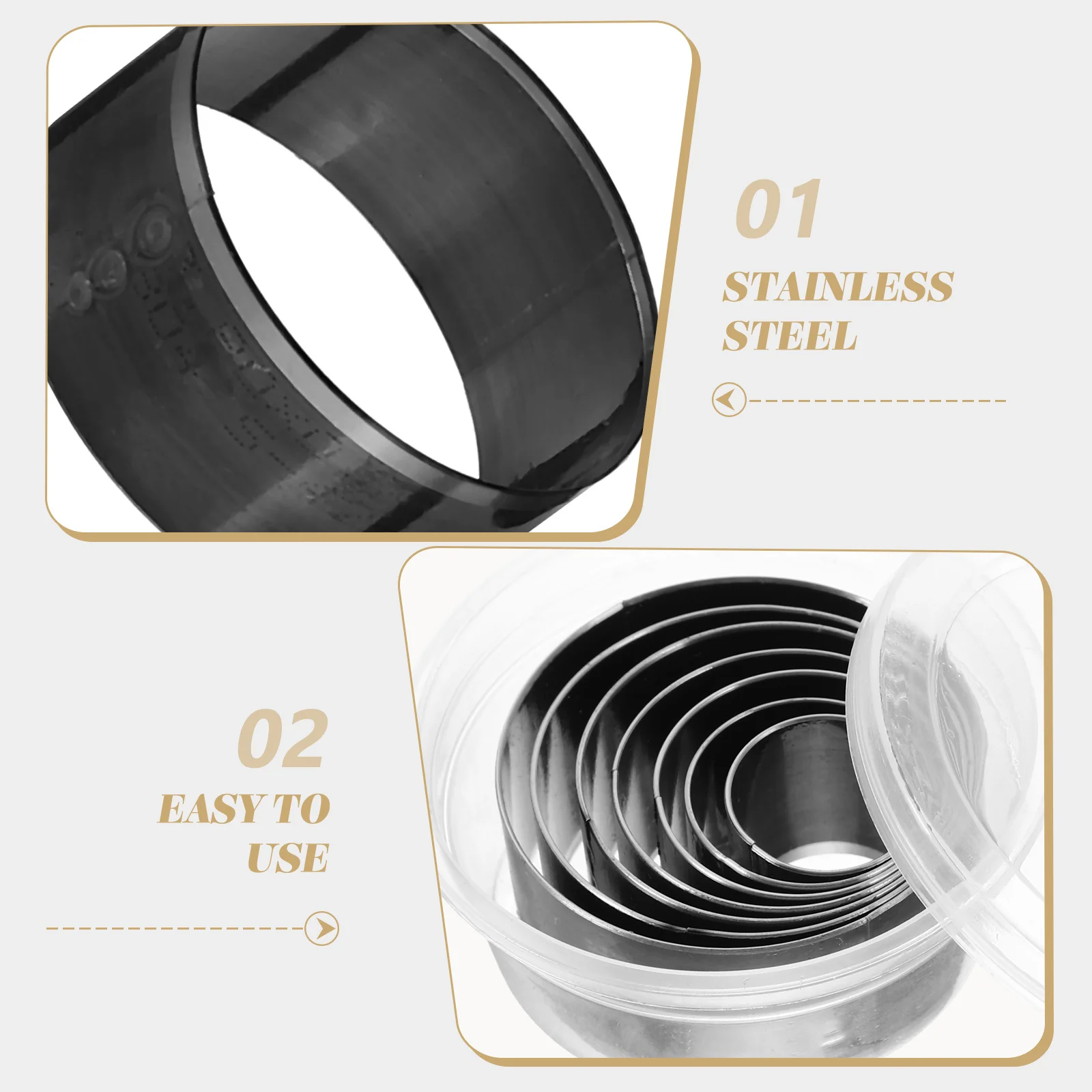 

7pcs Circular Tool Set Smooth Edges Durable Craft Tools Kit For Working Tools For Working Projects