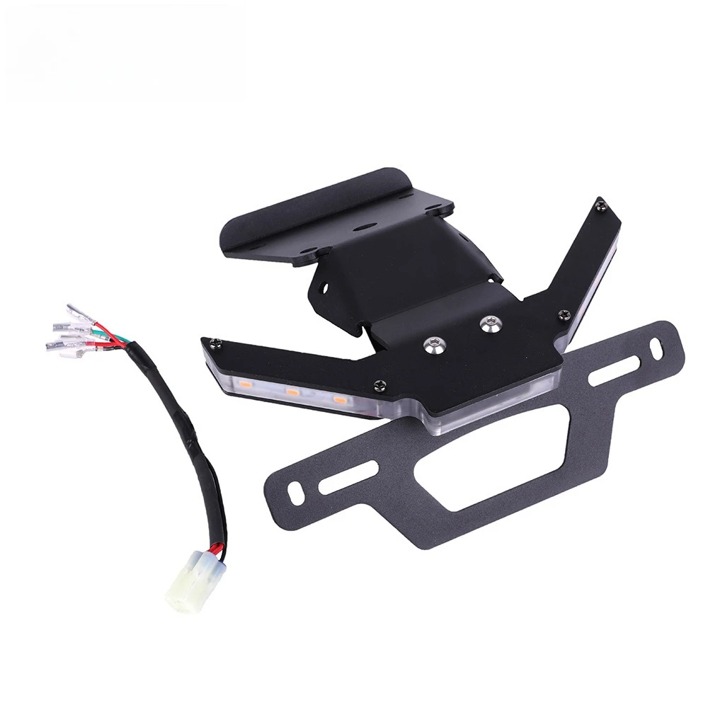 For 390 125 motorcycle turn signal combat short tail plate frame photo fender license plate frame motorcycle accessories