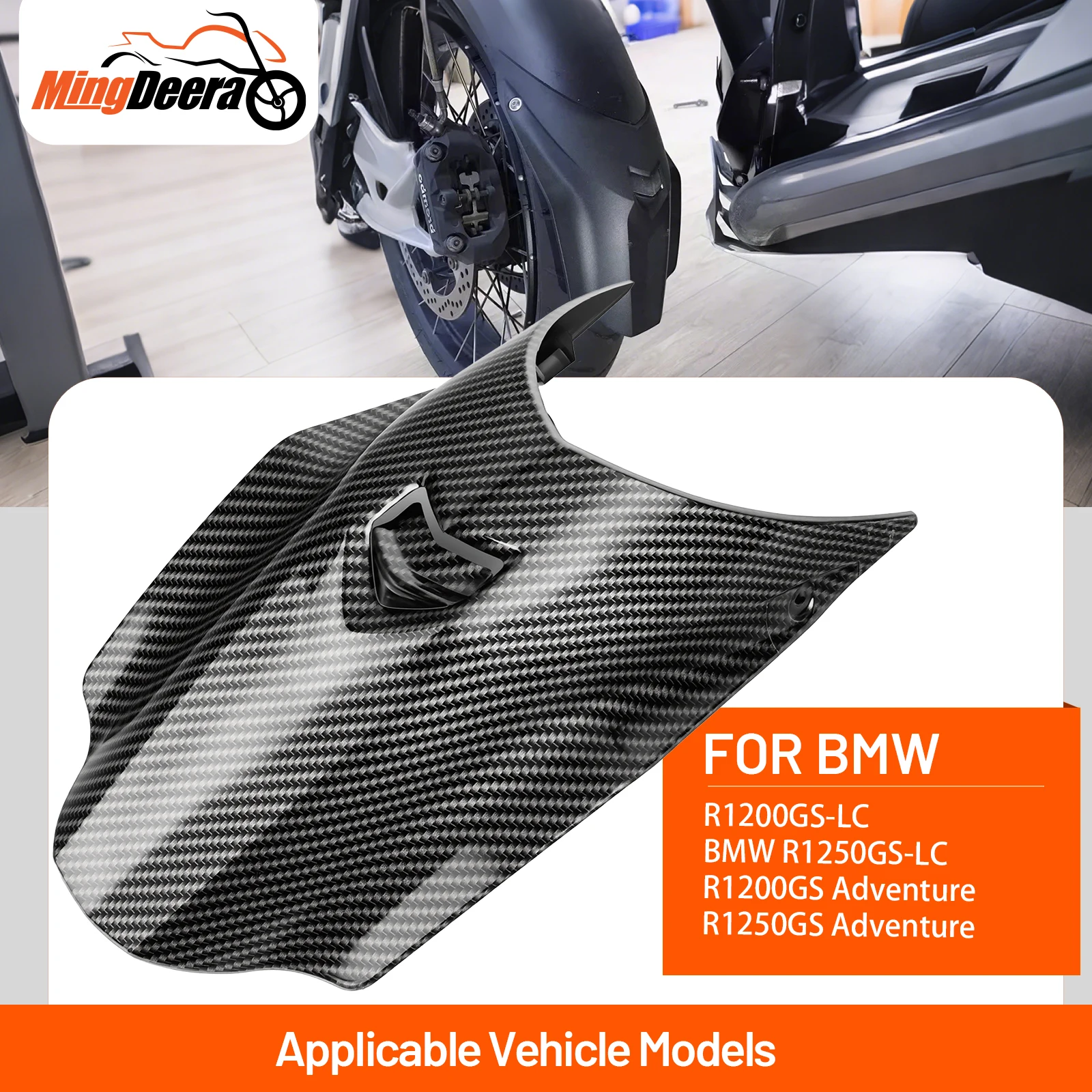

Motorcycle Front Mudguard Fender Protection Parts For BMW R1200GSR R1250GS-LC R1250GS 2013-2023 Adventure Front Mudguard Fender