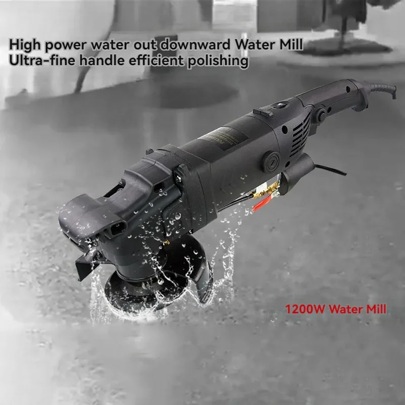 

Угловая шлифовальная машина для мрамора, 1200 Вт, 220 В, машина для влажной полировки камня, угловая шлифовальная машина для влажного шлифования для гранита, бетона