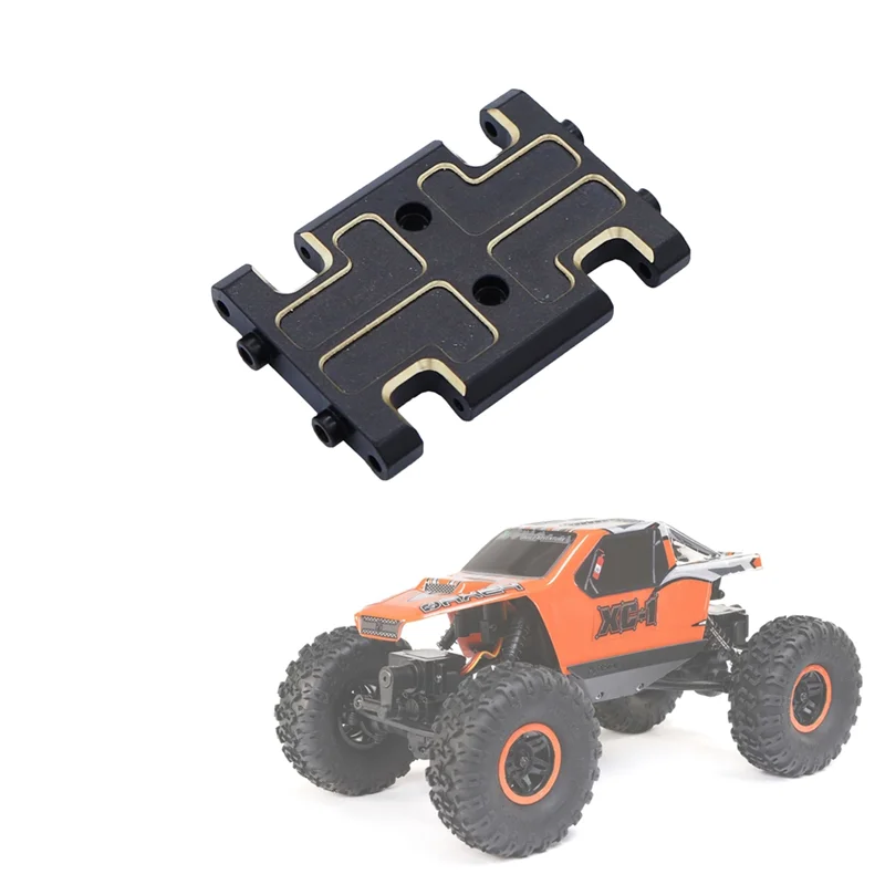A63T-1 ชิ้นทองเหลืองแชสซีแผ่นกันลื่นเกียร์อะไหล่อุปกรณ์เสริมสำหรับแกน AX24 1/24 RC Crawler รถอะไหล่อัพเกรดอุปกรณ์เสริม