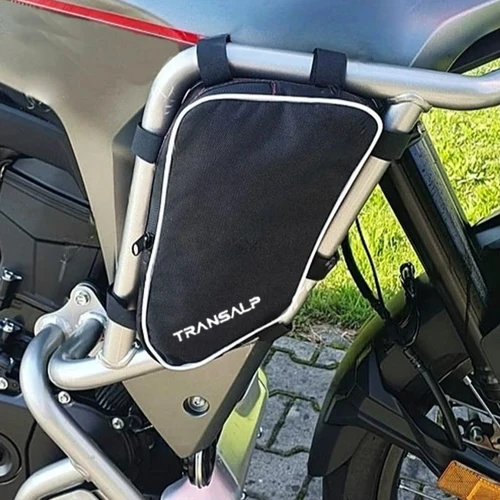 Imagen 2 del producto Accesorios Transalp XL750, bolsa de colocación de herramientas de reparación de parachoques Original para Honda XL 750, barras de choque de marco Transalp, bolsa impermeable