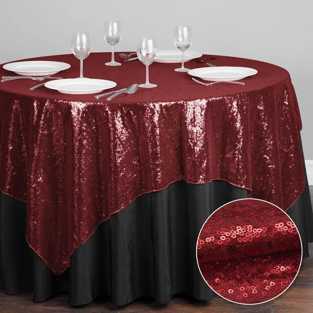 

Tablecloth Solid Color Table Covers For Wedding Birthday Christmas Party Round Table Cloth Home Decor