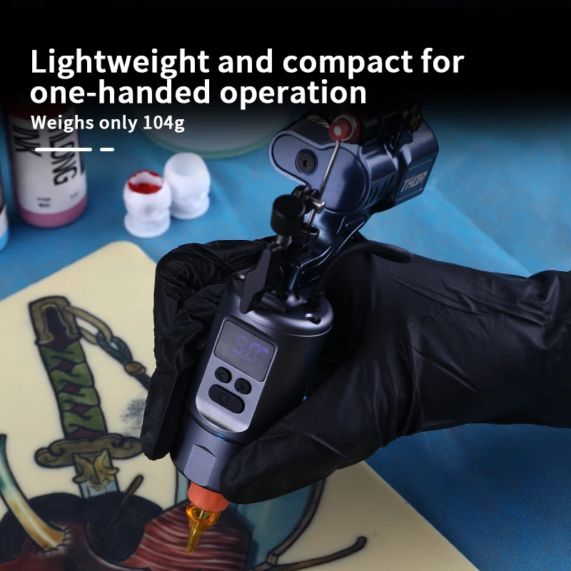 

Горячая Распродажа 2025 года, беспроводная батарея, ручка питания, мини-батарея для татуировки, стандартный порт для подключения картриджа, портативный источник питания-ручка