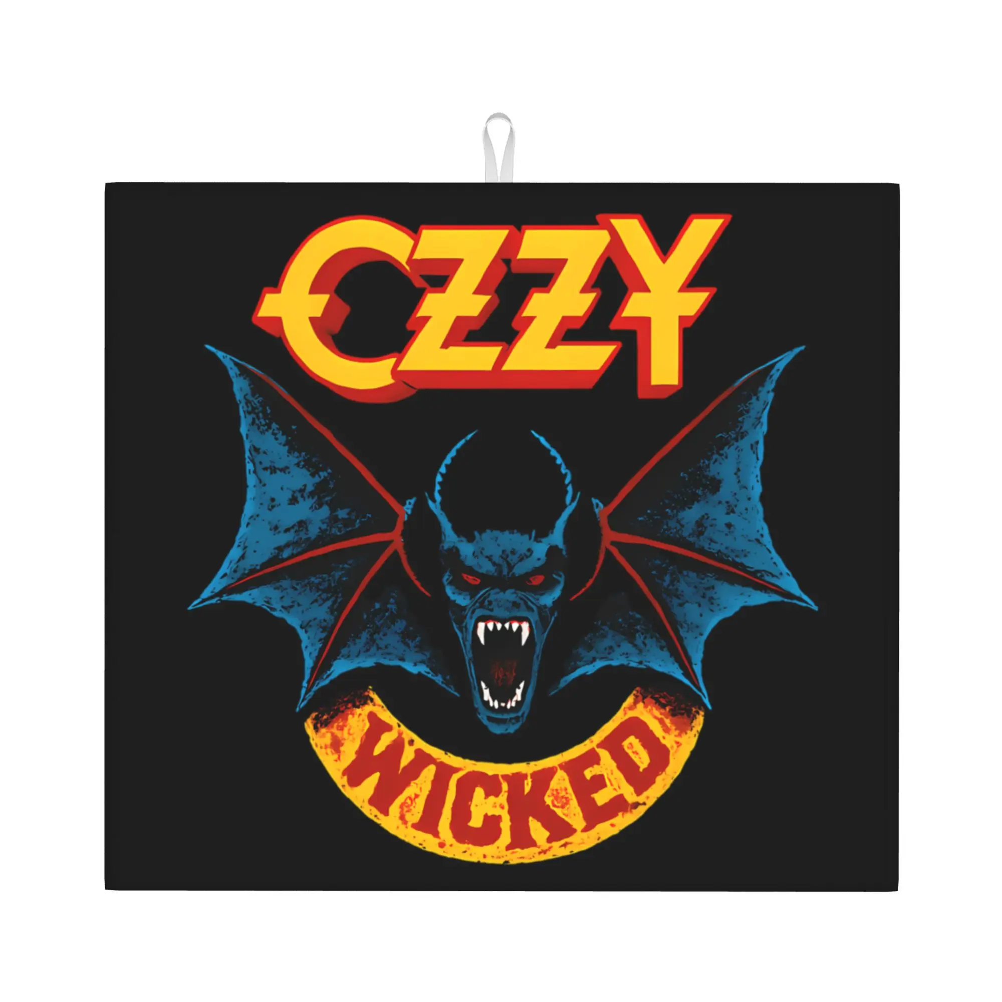 Drying Mat For Kitchen Ozzy Osbourne British Rock Heavy Metal Singer Water Absorbent Waterproof Kitchen Counter Protector Mat