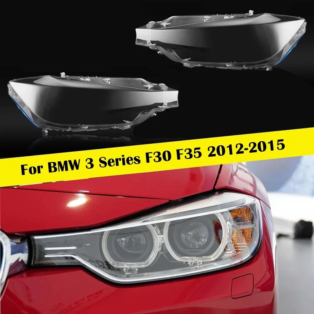 

1 левая/правая автомобильная передняя фара, крышки объективов для Bmw 3 серии F30 F35 2012 2013 2014 2015, прозрачный абажур, корпус фары