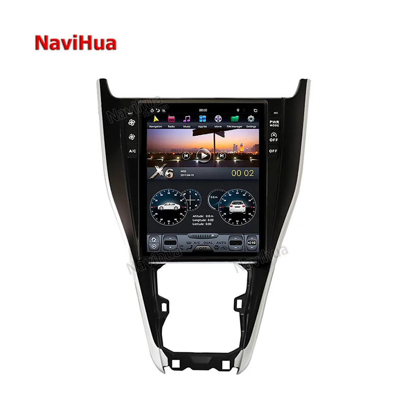 

Navihua Tesla Screen Car Video Stereo With Touch Screen Car DVD Player For Toyota Harrier GPS WIFI Radio For Sale Music System