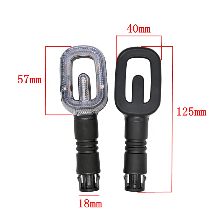 48V Electric Motorcycle Warning Lamp Bicycle Signal Lamp Scooter Turn Signal Lamp