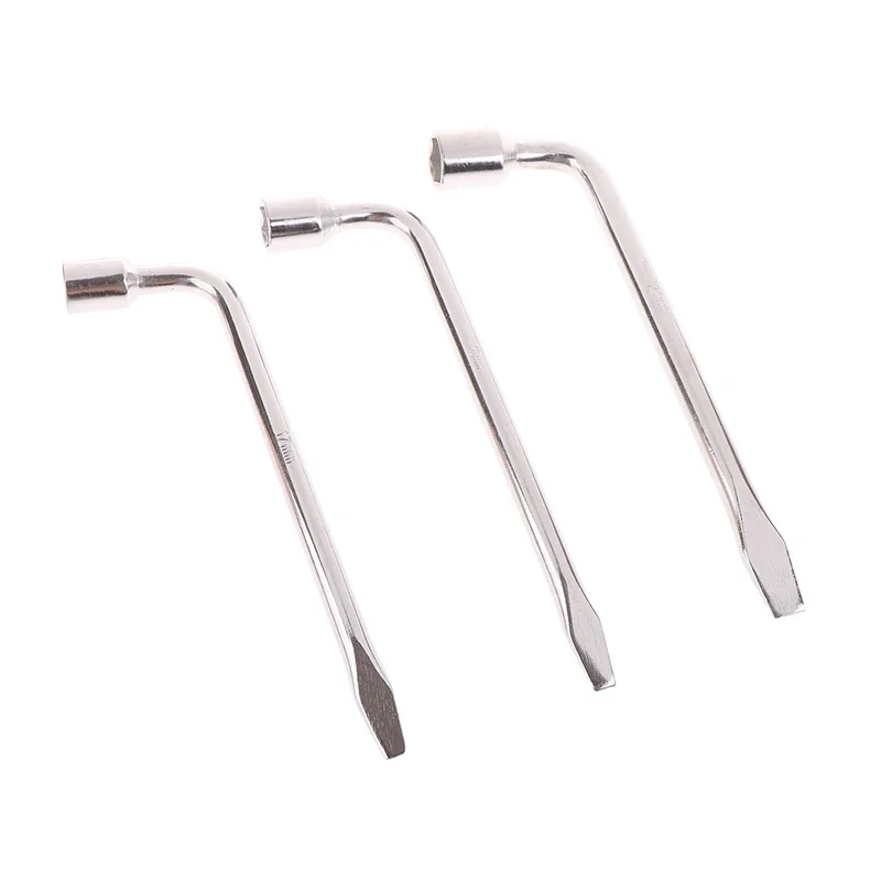 Comprehensive Car Tire Tool - L-Shape 17/19/21mm Hexagonal Lug Wrench, Standard Socket for Tire Repair