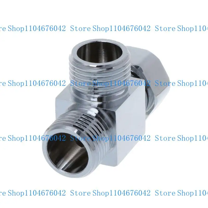 

Латунный трехходовой тройник, переходник 1/2 дюйма для клапана, тройник, фитинг для Т-образного адаптера, тройник для ванны, хромированный разъем
