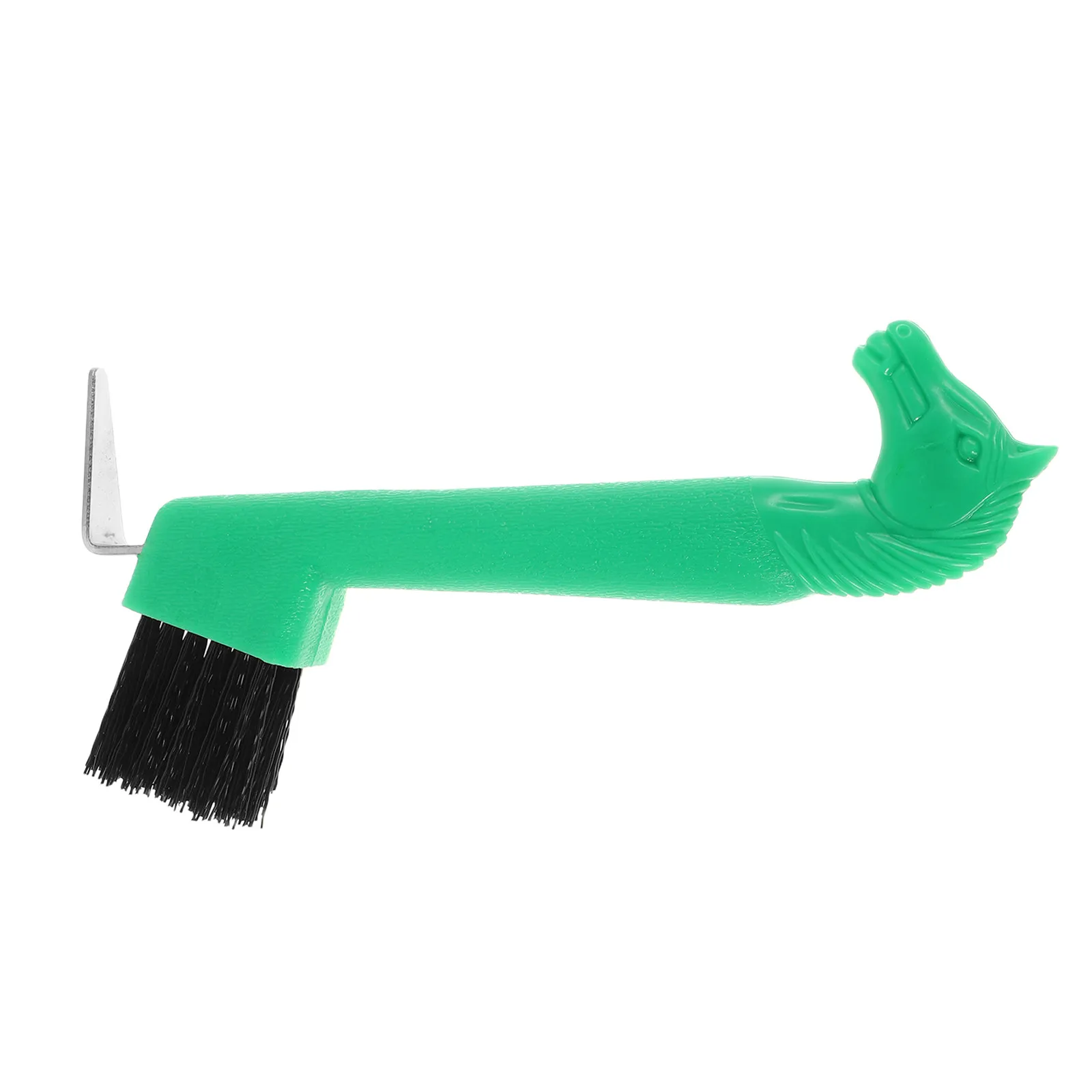 7.3 Inch Hoof Pick Brush - Sturdy Horse Hoof Cleaning Tool with Stiff Bristles for Grooming and Stable Maintenance Professional