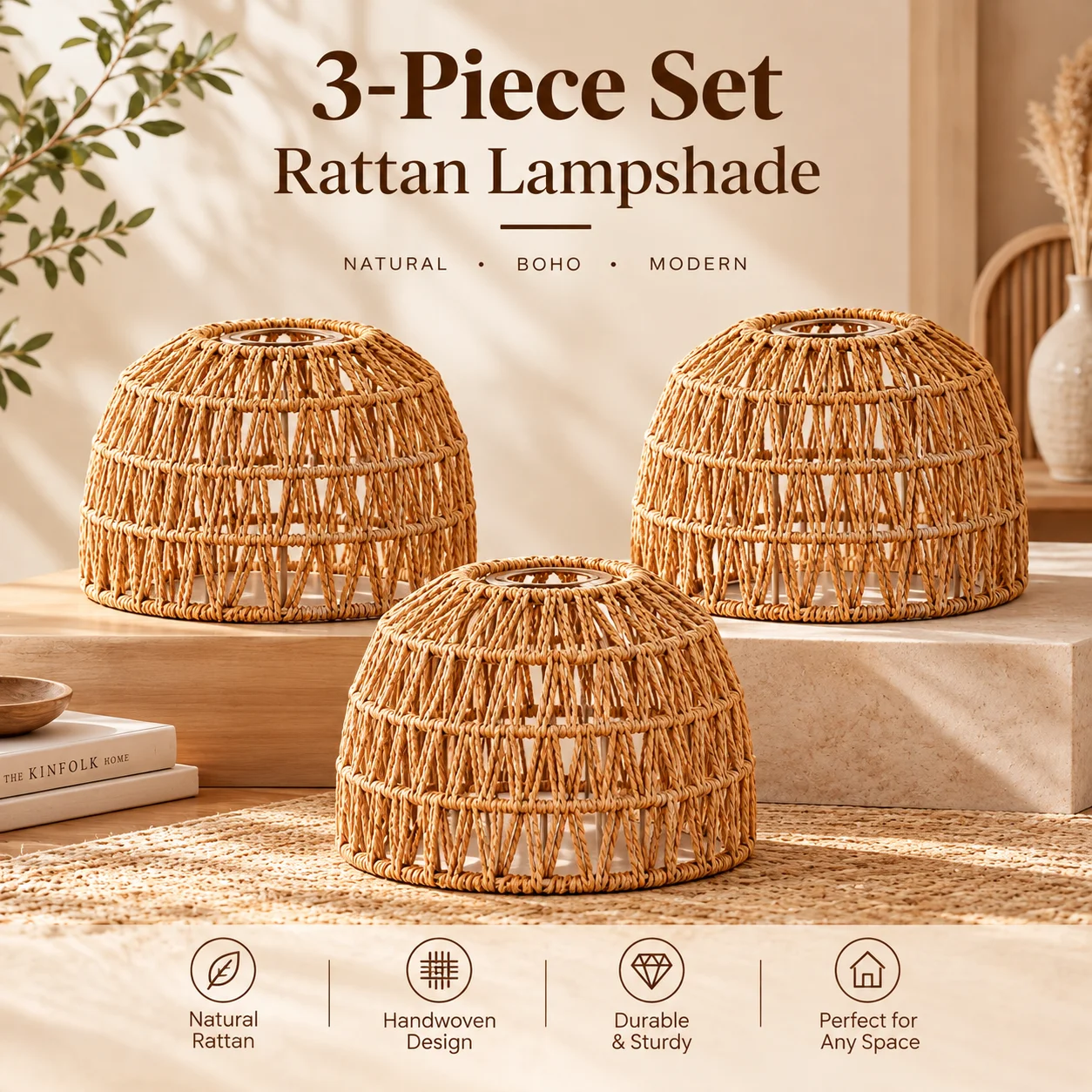 E27 Hemp Rope Woven Iron Pendant Lamp with 1.2m Adjustable Hanging Wire Bulb Not Included for Kitchen Island Bar Corridor Decor