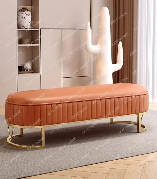 HHot sales Modern Luxury Shoes Bench Design Simple Hallway Shoe Changing Stool Comfortable Trendy Tabouret De Chauss Living Room