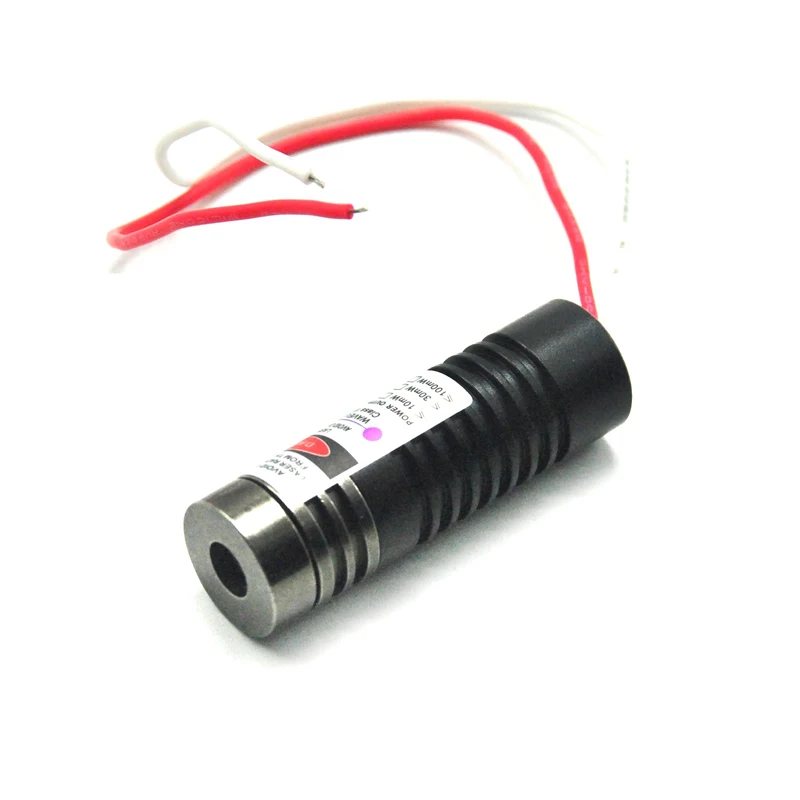 405nm 50Mw Focusable Dot Violet/Blauwe Laser Diode Module 3-5V 14.5x45mm