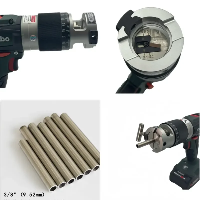 220V Battery Powered Automatic Pipe Facing Portable Tube End Squaring Equipment Portable Pipe Facing Machine Accessory
