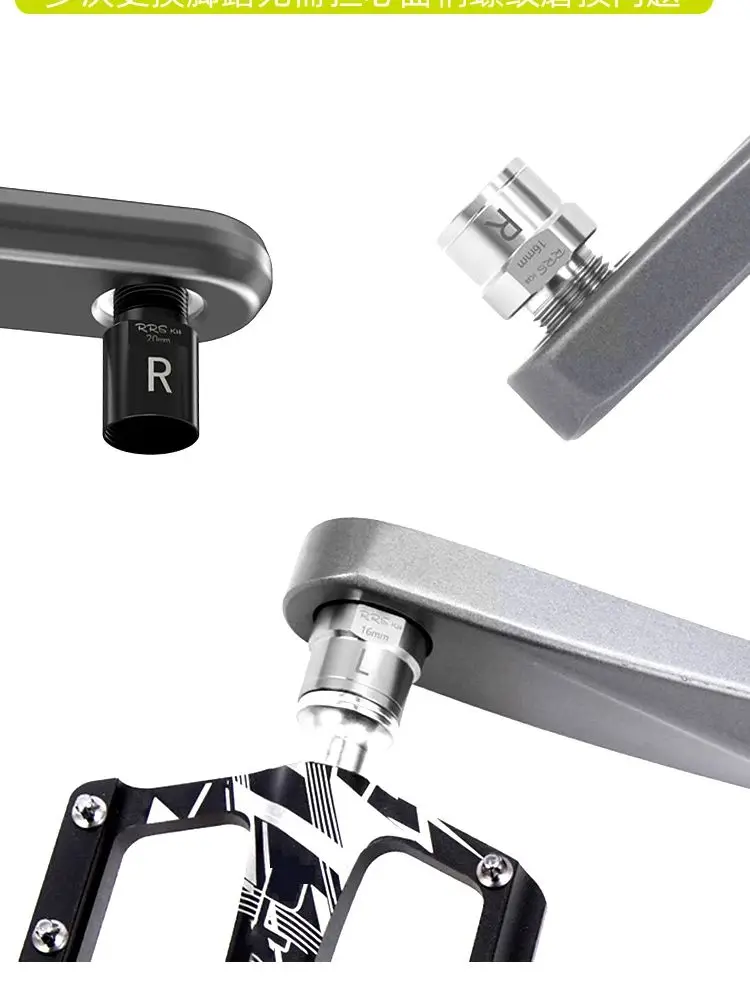 AliExpress rrskit RRSKIT Bicycle Pedal Axle Extenders For Mountain Road Bike Extended Axle Core Bolts Bicycle Pedal Extension Bolts Spacers