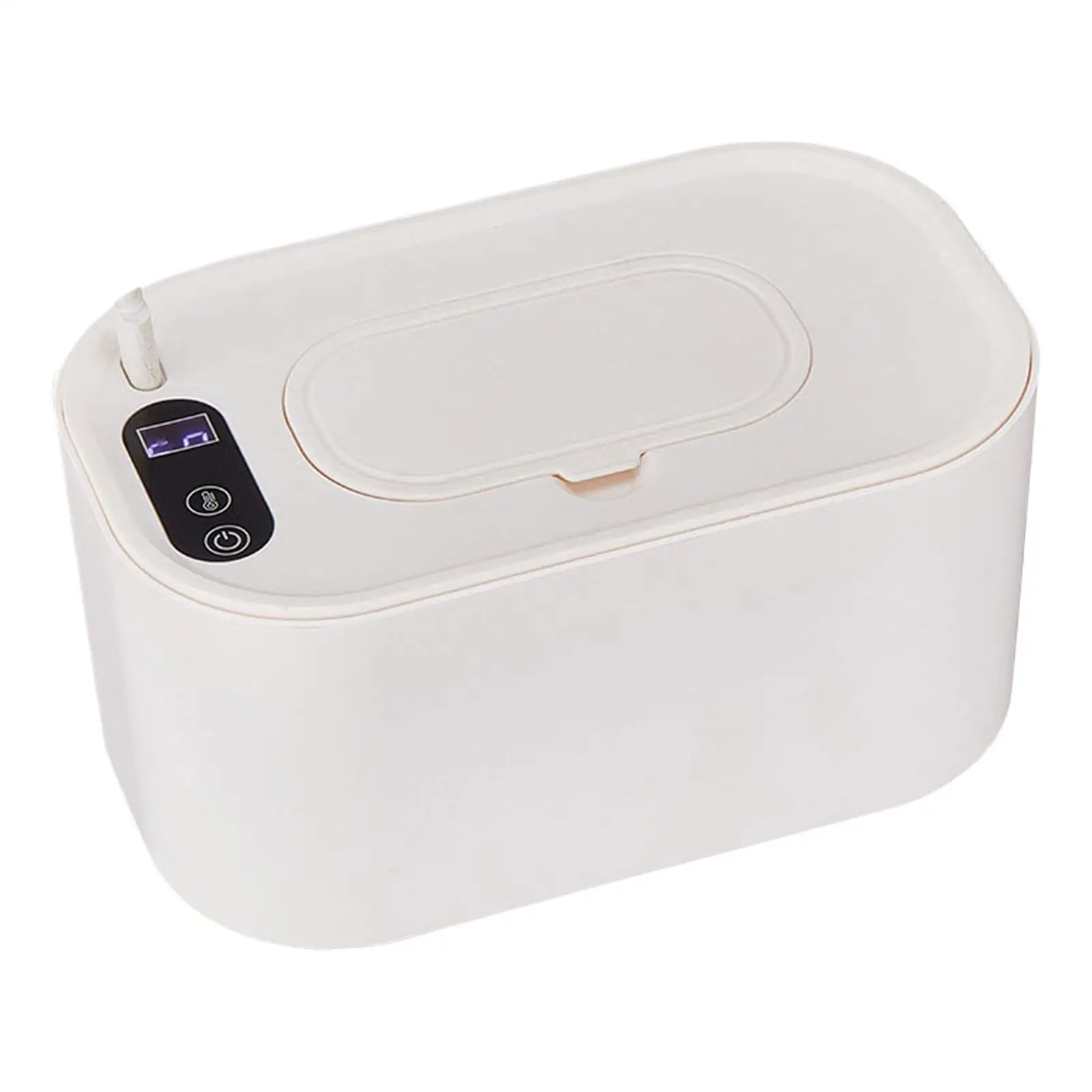 Baby Wet Wipe Heater Warmer with LED Display Wet Towel Dispenser Portable USB Baby Wipe Warmer Napkin Heating Box Home/Car