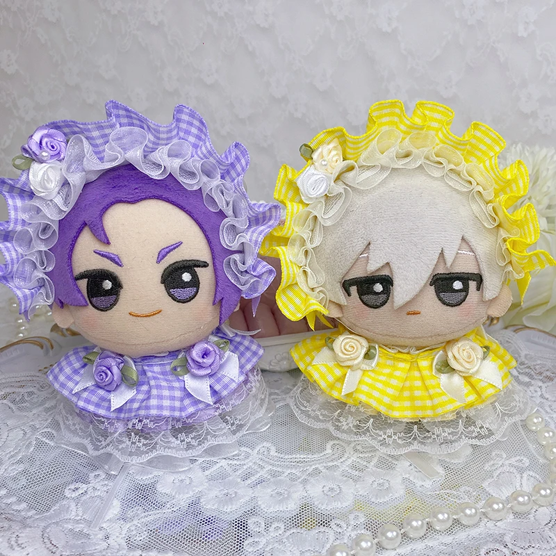 

New 10cm Nunu Doll Cute Lace Clothes 10cm Cotton Idol Doll Exquisite Headband Doll accessories clothing