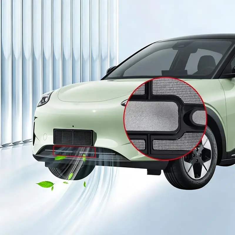 Car Insect Proof Grille Net Clip On Water Tank Protective Cover Modification Accessories For Auto External Decoration Parts